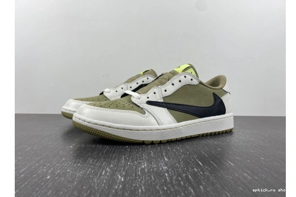 Rep EP Travis FZ3124-200 Neutral Olive Jordan Retro Low Golf Scott 1 0901